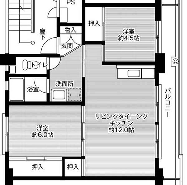 同じ建物の物件間取り写真 - ID:240022809106