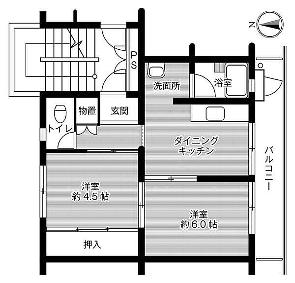 同じ建物の物件間取り写真 - ID:241004557712