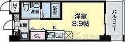 GlenparkEsaka2 ワンルームの間取図画像