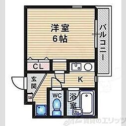 カントリー青葉ハイツ 1Kの間取図画像