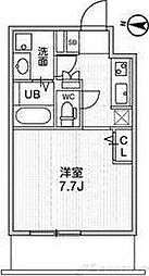 LaDouceur江坂II 3階1Kの間取り