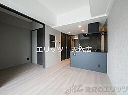 エスリードレジデンス梅田クラスシティ 6階1LDKのリビング/ダイニング