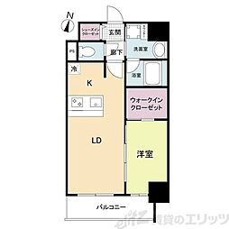 D.Clarest本庄東FJRE 1LDKの間取図画像