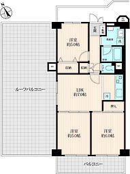 間取図画像 3LDK