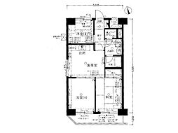 ライオンズマンション上板橋 2LDKの間取図画像