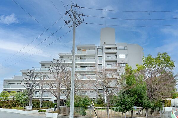 大通りから一本細道に入ったところにあるマンションです