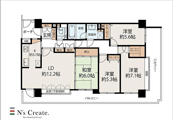 間取り：304000346065