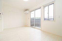 湘南新宿ライン宇須 古河駅 11.4kmの賃貸アパート 2階ワンルームのリビング/ダイニング