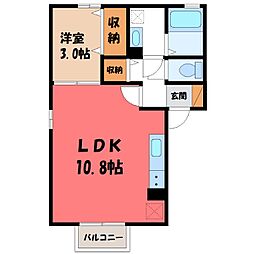 グランモンテ 1LDKの間取図画像