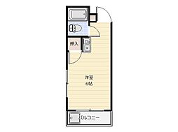 センチュリーみずほ台 ワンルームの間取図画像