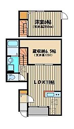 フェリーチェ石神井公園 1階1SLDKの間取り
