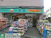 ドラッグストア一本堂下板橋店 徒歩6分。ドラックストア 410m