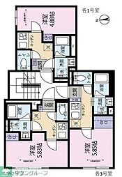 WINDS板橋 1Kの間取図画像