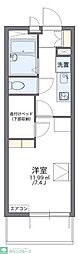 レオパレス13STONE3 1Kの間取図画像