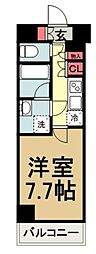 クレヴィスタ板橋西台2 1Kの間取図画像