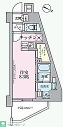 ARKMARK成増 ワンルームの間取図画像