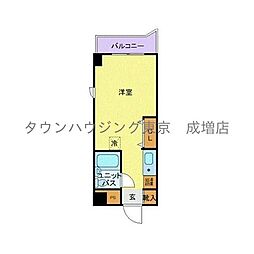 エルウイング板橋本町 ワンルームの間取図画像