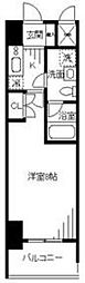 BelleFace新板橋 1Kの間取図画像