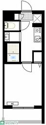 レチタティーボ 1Kの間取図画像