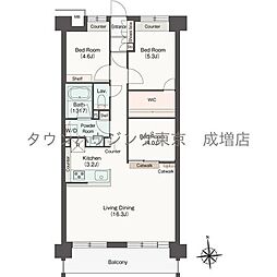 コンフォリア高島平2号館 3LDKの間取図画像