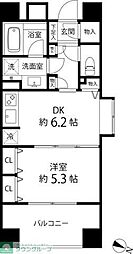 グレイスコート志村三丁目 1DKの間取図画像