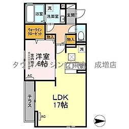 セジュール春日町3 1LDKの間取図画像