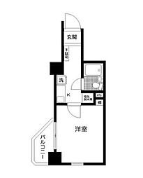 日神パレステージ中村橋 1Kの間取図画像