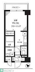 パルメゾン見次公園 1Kの間取図画像