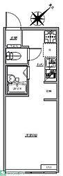 東武東上線 東武練馬駅 徒歩10分の賃貸アパート 1階ワンルームの間取り