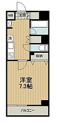 東京メトロ副都心線 地下鉄成増駅 徒歩1分の賃貸マンション 8階1Kの間取り