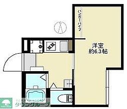 都営三田線 志村三丁目駅 徒歩11分の賃貸アパート 2階1Kの間取り