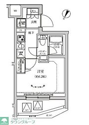 東京メトロ有楽町線 地下鉄成増駅 徒歩10分の賃貸マンション 3階1Kの間取り