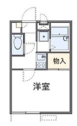 東武東上線 東武練馬駅 徒歩16分の賃貸アパート 1階1Kの間取り