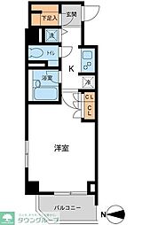 プライムコート成増 3階1Kの間取り
