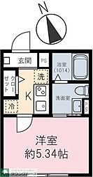 間取図画像 1K