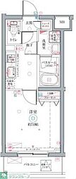 クレヴィスタ成増 1Kの間取図画像