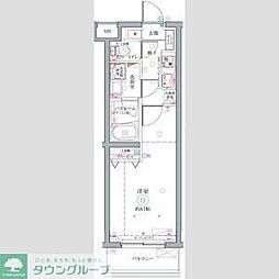 クレヴィスタ成増 1Kの間取図画像