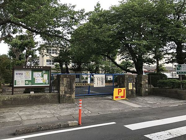 静岡市立清水小学校≪教育目標≫思いやりの心　挑戦する勇気≪重点目標≫チャレンジ！●児童数（2023年度）…194名 300m