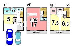 静岡県静岡市駿河区高松２丁目7-34付近