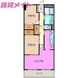 ガーデンプラザファミール富田　704号室 7階