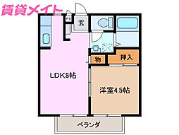 間取図画像 1LDK
