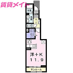 ラフォーレ・Ａ 1階