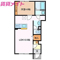 間取図画像 1LDK