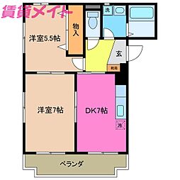 ボヌールシャトウ 1階/-