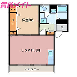 ハイネス21B 1階