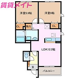 カーサ フェリーチェ 1階/-