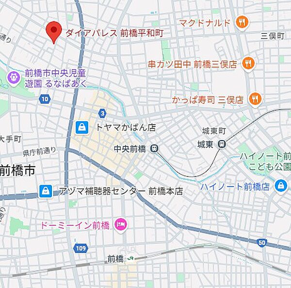 apartment 群馬県前橋市平和町１丁目13-16
地図を見る