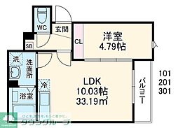 間取図画像 1LDK