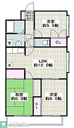 間取図画像 3LDK