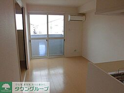 モナリエ稲荷森 202 2階1LDKのリビング/ダイニング